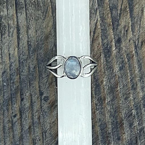 Silver with Moonstones